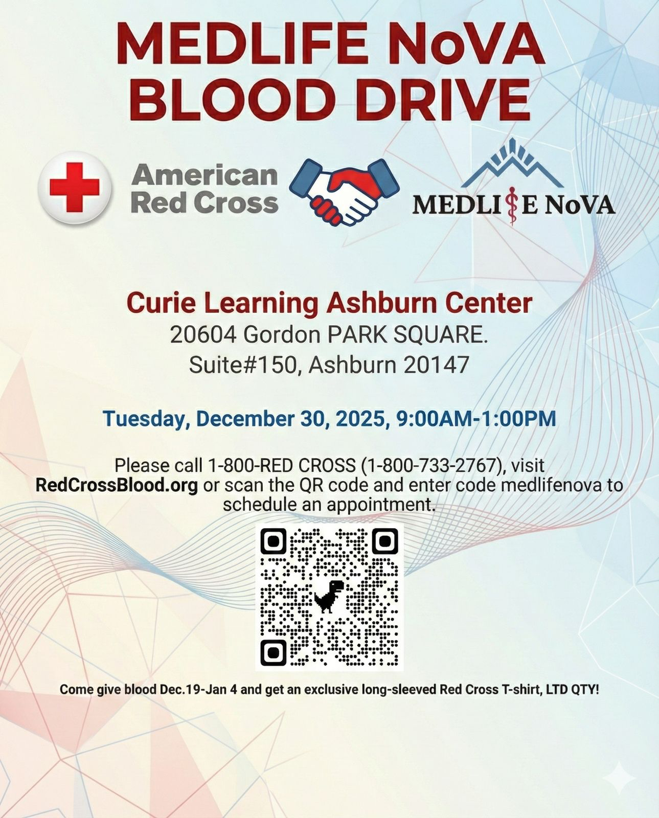 Medlife Blood Drive Flyer